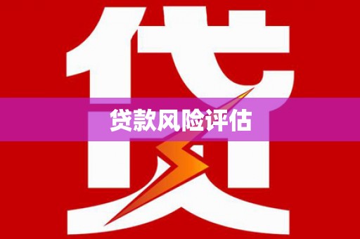 赤壁贷款风险评估