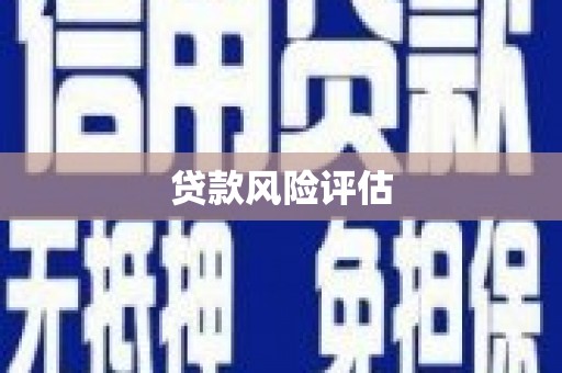 赤壁贷款风险评估