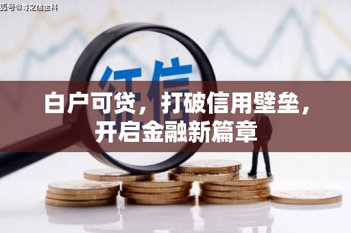 赤壁白户可贷，打破信用壁垒，开启金融新篇章