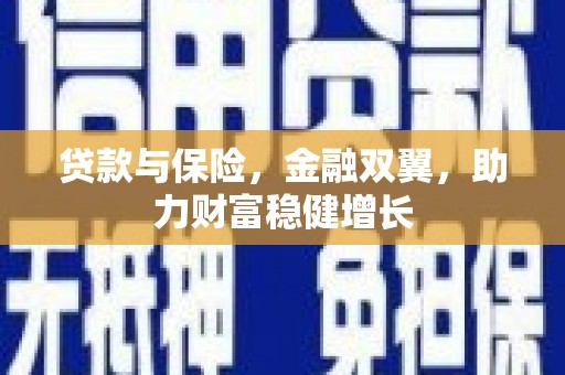 赤壁贷款与保险，金融双翼，助力财富稳健增长