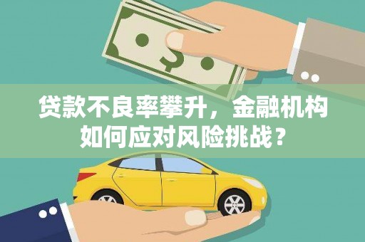 赤壁贷款不良率攀升，金融机构如何应对风险挑战？