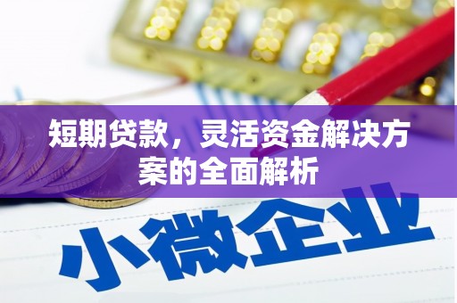 赤壁短期贷款，灵活资金解决方案的全面解析