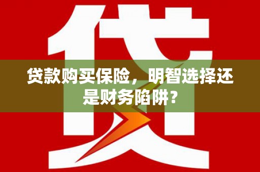 赤壁贷款购买保险，明智选择还是财务陷阱？