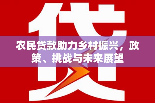 赤壁农民贷款助力乡村振兴，政策、挑战与未来展望
