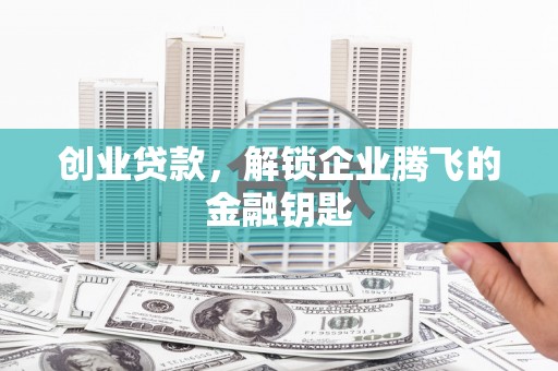 赤壁创业贷款，解锁企业腾飞的金融钥匙